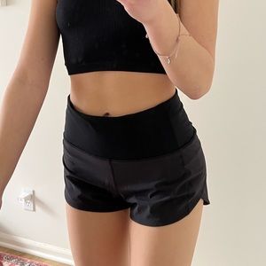 lu lu lemon black shorts